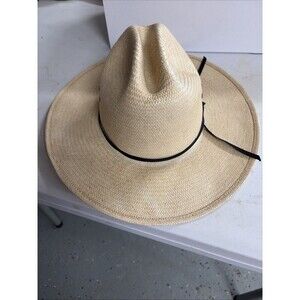 MHT Westerns Master Hatters Of Texas Straw Panama Style Cowboy Hat